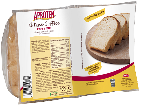 APROTEN PANE BIANCO FETTE 2 PEZZI DA 200 G - Farmacia Nuova Dr.ssa Gabriella Catellani