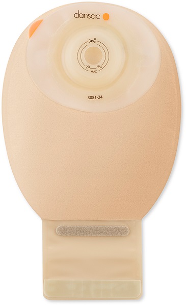 DANSAC NOVALIFE TRE 1 SACCA APERTA OPACA SOFTCONVEX MIDI PER ILEOSTOMIA CON FINESTRA RITAGLIABILE 15-24MM 350 ML 10 PEZZI - Farmacia Nuova Dr.ssa Gabriella Catellani