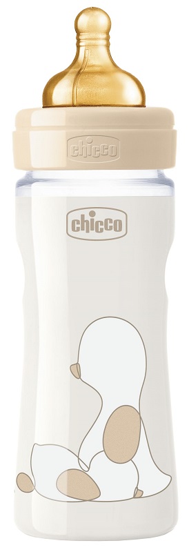 CHICCO BIBERON ORIGINAL 250ML TOUCH REGULAR UNISEX CON TETTARELLA IN CAUCCIU' - Farmacia Nuova Dr.ssa Gabriella Catellani