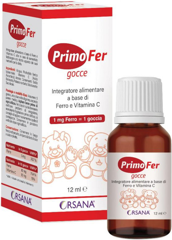 PRIMOFER GOCCE 12 ML - Farmacia Nuova Dr.ssa Gabriella Catellani
