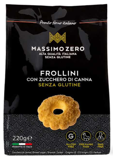 MASSIMO ZERO FROLLINI ZUCCHERO DI CANNA 220 G - Farmacia Nuova Dr.ssa Gabriella Catellani