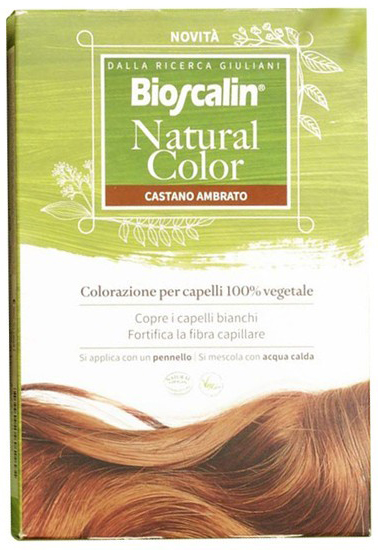 BIOSCALIN NATURAL COLOR CASTANO AMBRATO 70 G - Farmacia Nuova Dr.ssa Gabriella Catellani