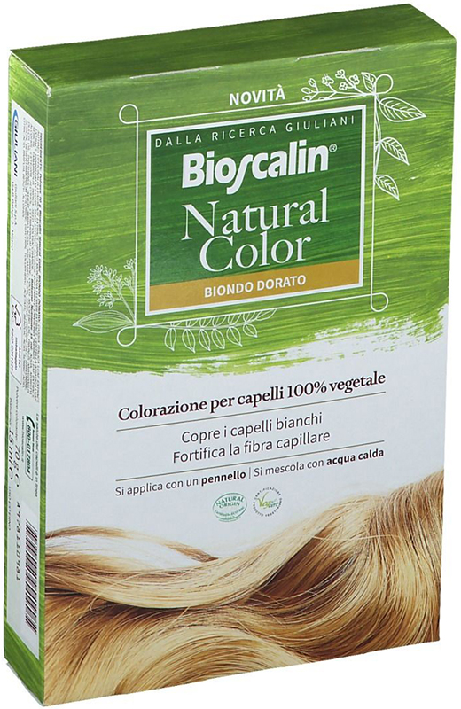 BIOSCALIN NATURAL COLOR BIONDO DORATO 70 G - Farmacia Nuova Dr.ssa Gabriella Catellani