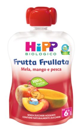 HIPP BIO FRUTTA FRULLATA MELA/MANGO/PESCA 90 G - Farmacia Nuova Dr.ssa Gabriella Catellani