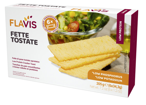 FLAVIS FETTE TOSTATE APROTEICHE 6 PORZIONI DA 34,3 G - Farmacia Nuova Dr.ssa Gabriella Catellani