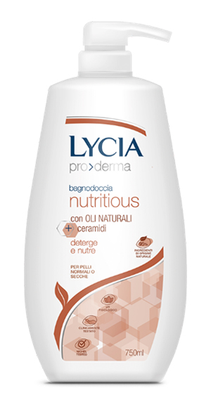 LYCIA PRODERMA BAGNODOCCIA NUTRITIOUS 750 ML - Farmacia Nuova Dr.ssa Gabriella Catellani