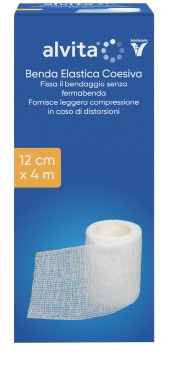 BENDA ELASTICA AUTOADESIVA ALVITA 12X4CM - Farmacia Nuova Dr.ssa Gabriella Catellani