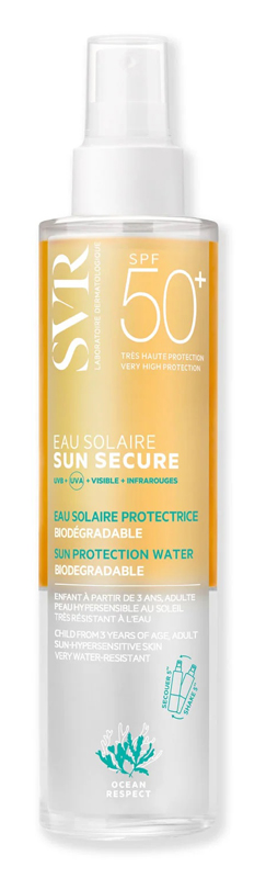 SUN SECURE EAU SOLAIRE SPF50 200 ML - Farmacia Nuova Dr.ssa Gabriella Catellani