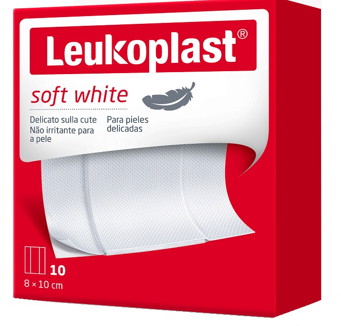 LEUKOPLAST SOFT WHITE 100 X 8 CM 10 PEZZI - Farmacia Nuova Dr.ssa Gabriella Catellani
