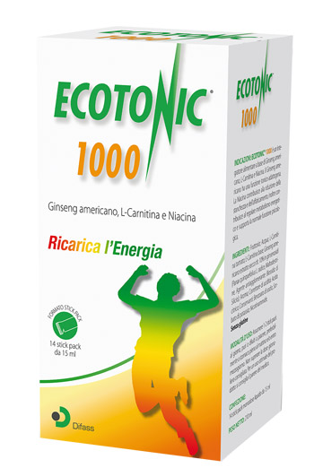 ECOTONIC 1000 14 STICK PACK 15 ML - Farmacia Nuova Dr.ssa Gabriella Catellani