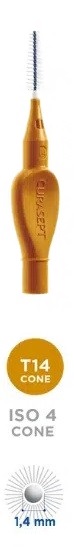 CURASEPT PROXI T14 CONE OCRA/DARK GOLD 5 PEZZI - Farmacia Nuova Dr.ssa Gabriella Catellani