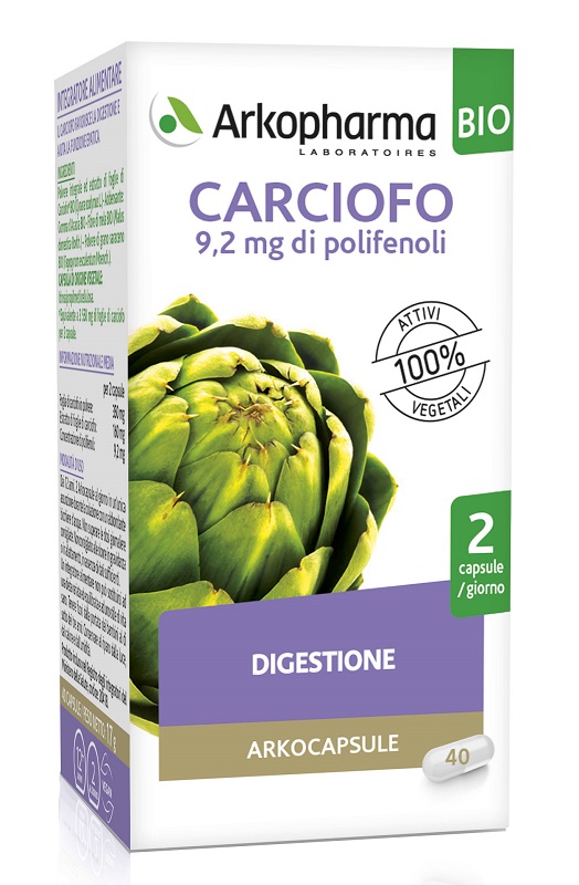 ARKO CAPSULE CARCIOFO BIO 40 CAPSULE - Farmacia Nuova Dr.ssa Gabriella Catellani