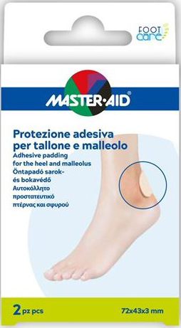 PROTEZIONE TALLONE/MALLEOLO MASTER-AID FOOTCARE 2 PEZZI A7 - Farmacia Nuova Dr.ssa Gabriella Catellani