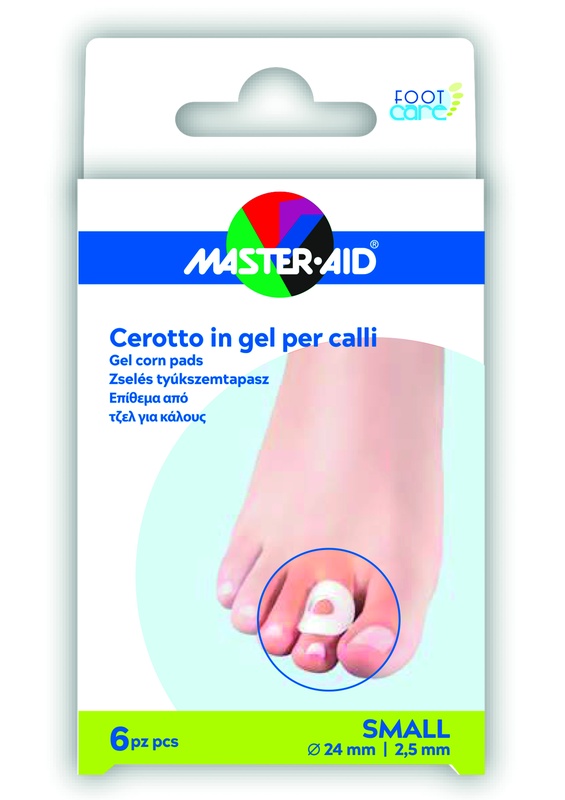 CEROTTO PROTEZIONE CALLI MASTER-AID FOOTCARE IN GEL SMALL 6 PEZZI B10 - Farmacia Nuova Dr.ssa Gabriella Catellani