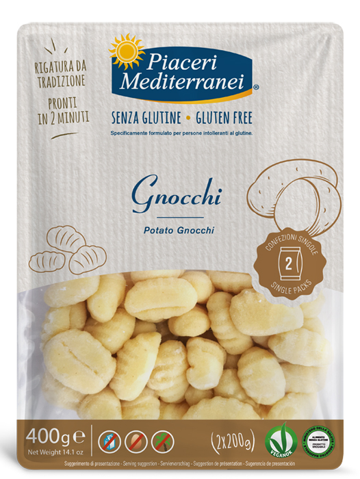 PIACERI MEDITERRANEI GNOCCHI 400 G - Farmacia Nuova Dr.ssa Gabriella Catellani