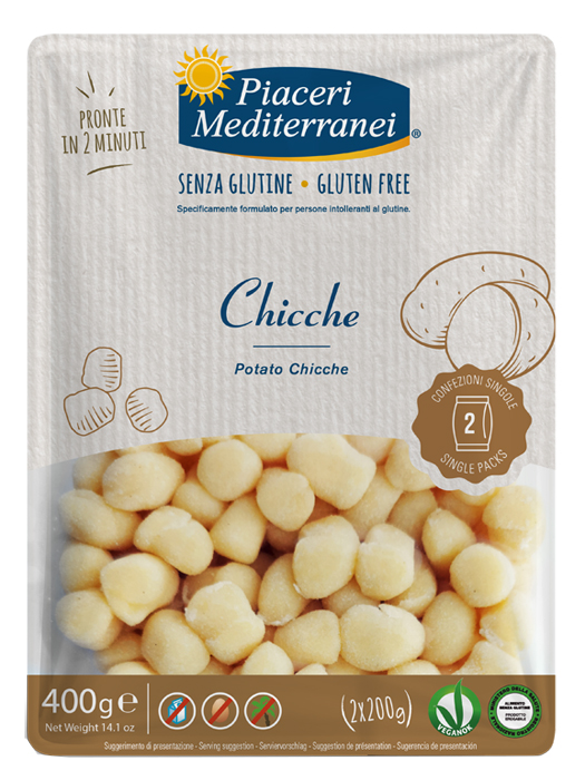 PIACERI MEDITERRANEI CHICCHE 400 G - Farmacia Nuova Dr.ssa Gabriella Catellani