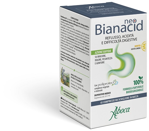 NEOBIANACID 45 COMPRESSE LIMONE - Farmacia Nuova Dr.ssa Gabriella Catellani