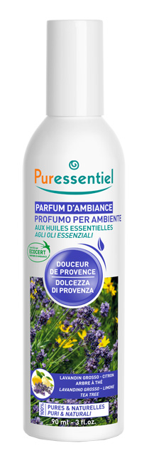 PURESSENTIEL PROFUMO AMBIENTE DOLCEZZA PROVENZA ECOCERT 90 ML - Farmacia Nuova Dr.ssa Gabriella Catellani