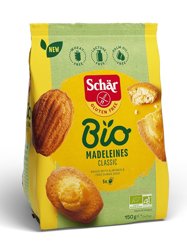 SCHAR BIO MADELEINES CLASSIC 5 MONOPORZIONI DA 30 G - Farmacia Nuova Dr.ssa Gabriella Catellani