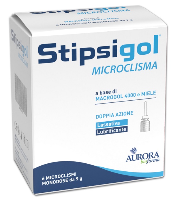 STIPSIGOL MICROCLISMA 6 X 9 G - Farmacia Nuova Dr.ssa Gabriella Catellani