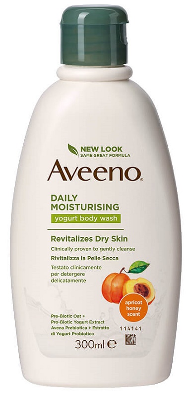 AVEENO BAGNO DOCCIA YOGURT ALBICOCCA & MIELE 300 ML - Farmacia Nuova Dr.ssa Gabriella Catellani