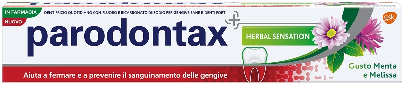 DENTIFRICIO PARODONTAX HERBAL SENSATION 75 ML - Farmacia Nuova Dr.ssa Gabriella Catellani
