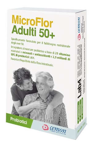MICROFLOR ADULTI 50+ 30 CAPSULE - Farmacia Nuova Dr.ssa Gabriella Catellani