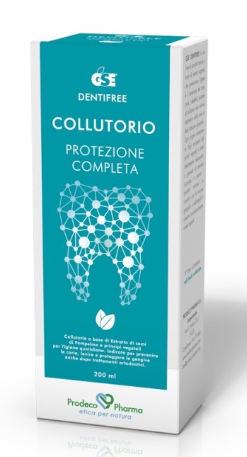GSE DENTIFREE COLLUTORIO 200 ML - Farmacia Nuova Dr.ssa Gabriella Catellani