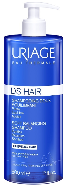 URIAGE DS HAIR SHAMPOO DELICATO RIEQUILIBRANTE 500 ML - Farmacia Nuova Dr.ssa Gabriella Catellani