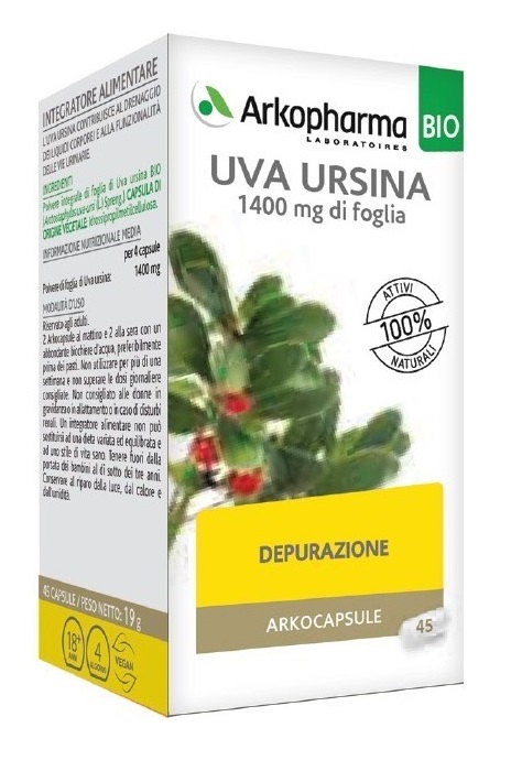 ARKO CAPSULE UVA URSINA BIO 45 CAPSULE - Farmacia Nuova Dr.ssa Gabriella Catellani