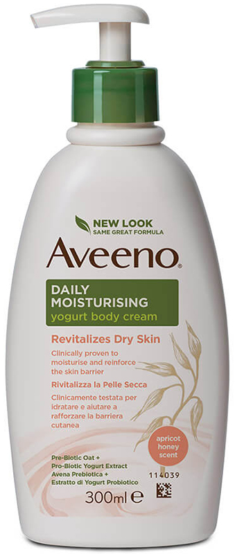 AVEENO CREMA CORPO YOGURT ALBICOCCA&MIELE 300 ML - Farmacia Nuova Dr.ssa Gabriella Catellani