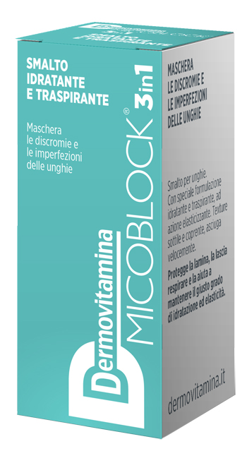 DERMOVITAMINA MICOBLOCK 3 IN 1 SMALTO IDRATANTE E TRASPIRANTE TURCHESE 5 ML - Farmacia Nuova Dr.ssa Gabriella Catellani