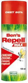 BEN'S REPELLENTE BIOCIDA 50% 100 ML - Farmacia Nuova Dr.ssa Gabriella Catellani