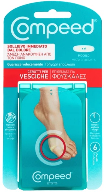 COMPEED CEROTTI PER VESCICHE PICCOLO 6 PEZZI - Farmacia Nuova Dr.ssa Gabriella Catellani