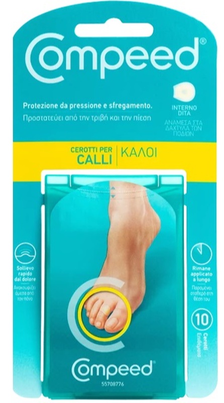 COMPEED CEROTTI PER CALLI INTERNO DITA 10 PEZZI - Farmacia Nuova Dr.ssa Gabriella Catellani