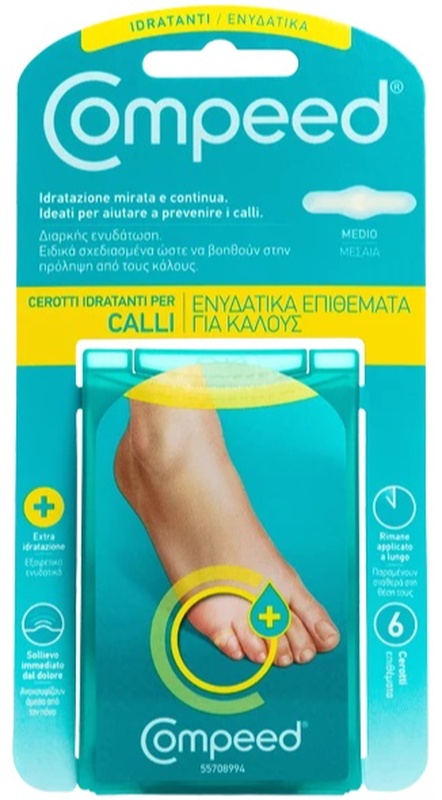 COMPEED CEROTTI PER CALLI IDRATANTI 6 PEZZI - Farmacia Nuova Dr.ssa Gabriella Catellani