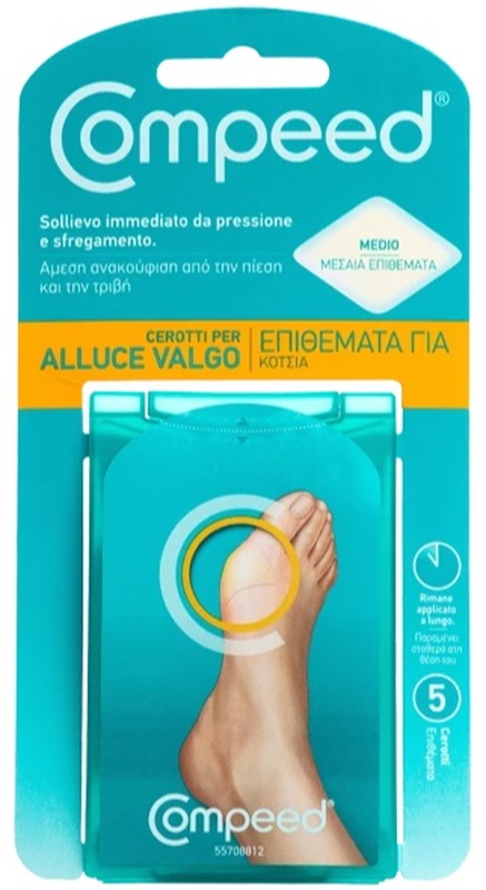 COMPEED CEROTTI PER ALLUCE VALGO 5 PEZZI - Farmacia Nuova Dr.ssa Gabriella Catellani