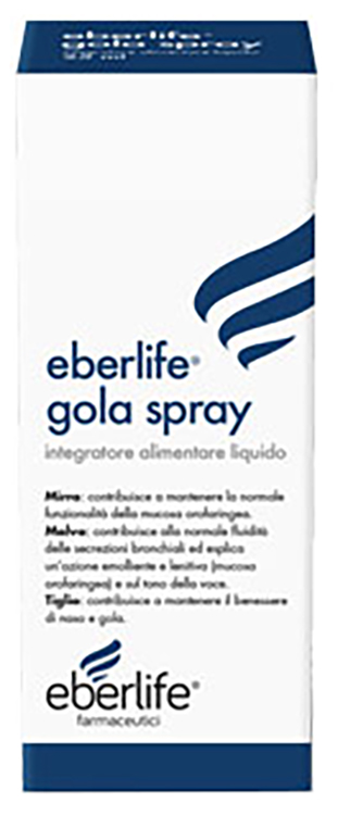 EBERLIFE GOLA SPRAY 25 ML - Farmacia Nuova Dr.ssa Gabriella Catellani