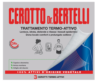 DR BERTELLI CEROTTO TERMO-ATTIVO 3 PEZZI - Farmacia Nuova Dr.ssa Gabriella Catellani