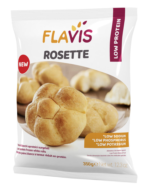 FLAVIS ROSETTE PANINI BIANCHI APROTEICI SURGELATI 350 G - Farmacia Nuova Dr.ssa Gabriella Catellani