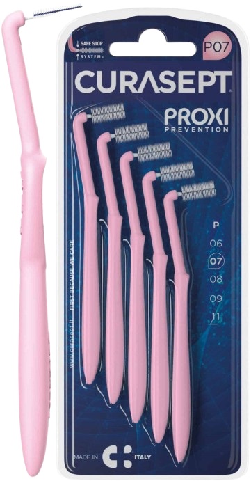 CURASEPT PROXI ANGLE P07 ROSA/PINK 5 PEZZI - Farmacia Nuova Dr.ssa Gabriella Catellani