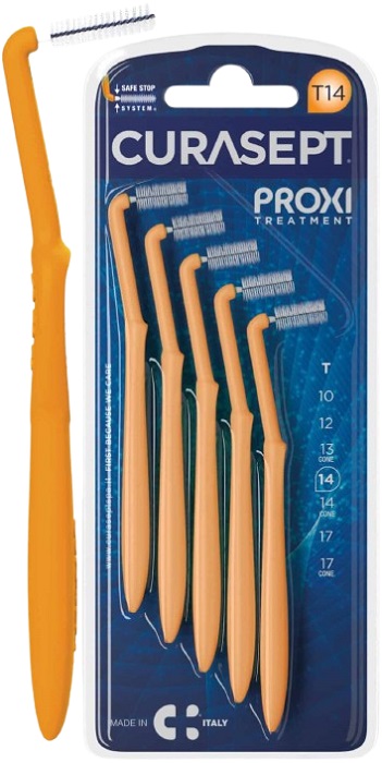 CURASEPT PROXI ANGLE P08 ARANTIO CHIARO/TANGERINO 5 PEZZI - Farmacia Nuova Dr.ssa Gabriella Catellani