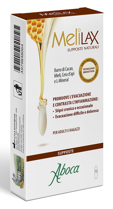 MELILAX 12 SUPPOSTE - Farmacia Nuova Dr.ssa Gabriella Catellani