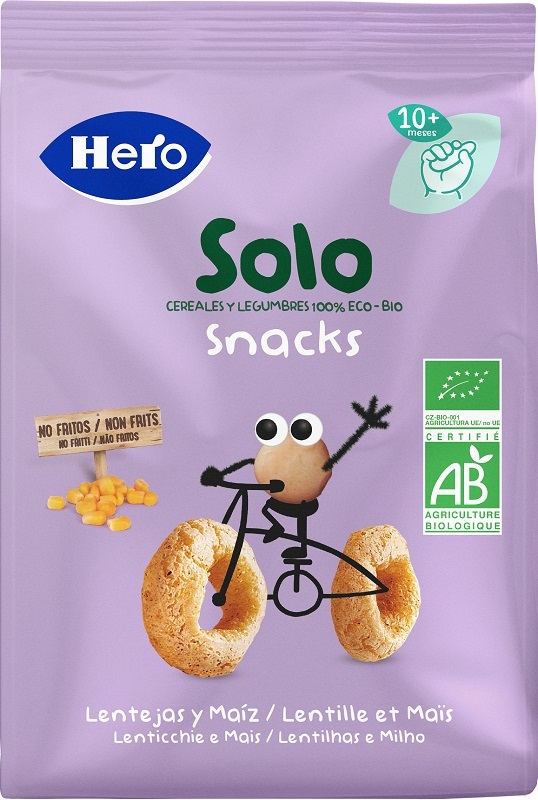 HERO SOLO SNACK LENTICCHIE MAIS 100% BIO 50 G - Farmacia Nuova Dr.ssa Gabriella Catellani