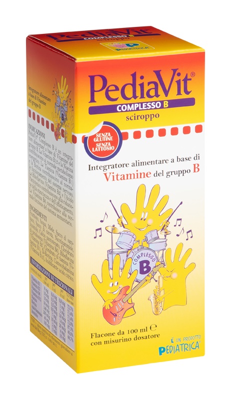 PEDIAVIT COMPLESSO B SCIROPPO 100 ML - Farmacia Nuova Dr.ssa Gabriella Catellani