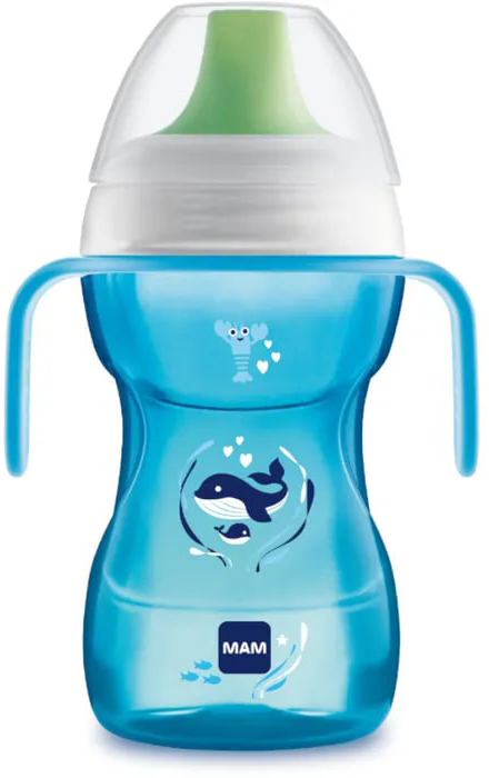 MAM TAZZA FUN TO DRINK 270 ML 8+ BECCUCCIO RIGIDO MASCHIO - Farmacia Nuova Dr.ssa Gabriella Catellani
