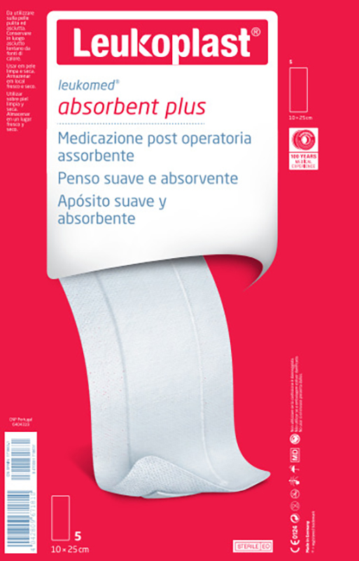 LEUKOMED MEDICAZIONE POST-OPERATORIA IN TESSUTO NON TESSUTO 10 X 25 CM - Farmacia Nuova Dr.ssa Gabriella Catellani