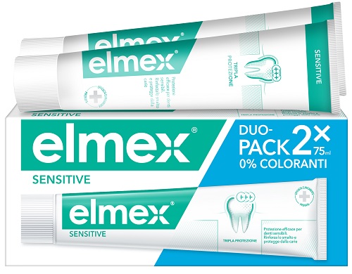 ELMEX SENSITIVE DENTIFRICIO BITUBO 2X75 ML - Farmacia Nuova Dr.ssa Gabriella Catellani