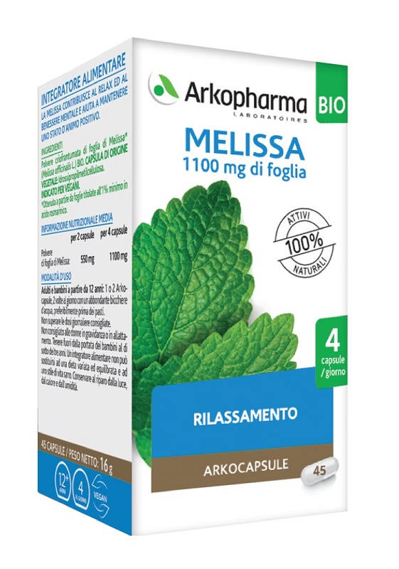 ARKOCPS MELISSA 45 CAPSULE BIO - Farmacia Nuova Dr.ssa Gabriella Catellani