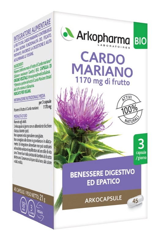 ARKO CAPSULE CARDO MARIANO 45 CAPSULE BIO - Farmacia Nuova Dr.ssa Gabriella Catellani